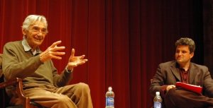 Howard Zinn and David Zirin, 2009 | HowardZinn.org