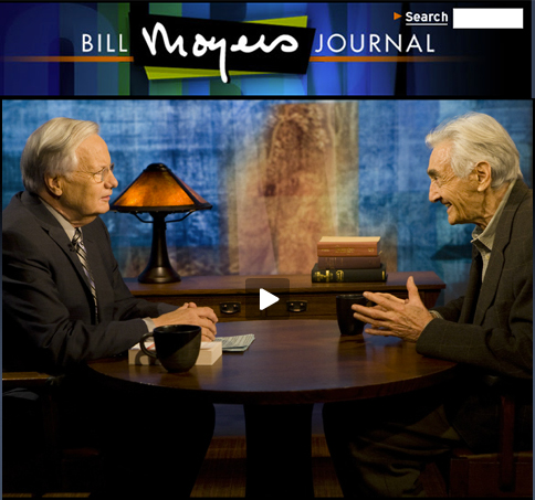 Zinn and Moyers interview screenshot