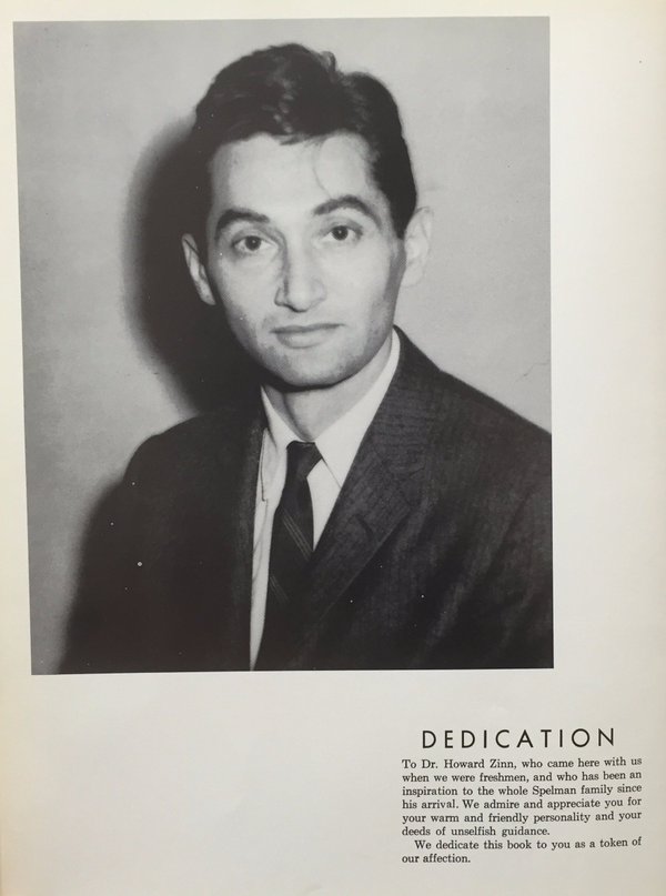 1960 Spelman year dedication to Howard Zinn | HowardZinn.org