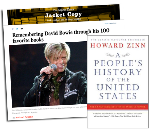 Remembering David Bowie through His 100 Favorite Books | Howard Zinn Website