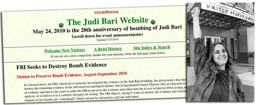 Judi Bari Website