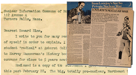 Sam Lovejoy, Anti-Nukes Activist, Requests Howard Zinn to Testify | HowardZinn.org