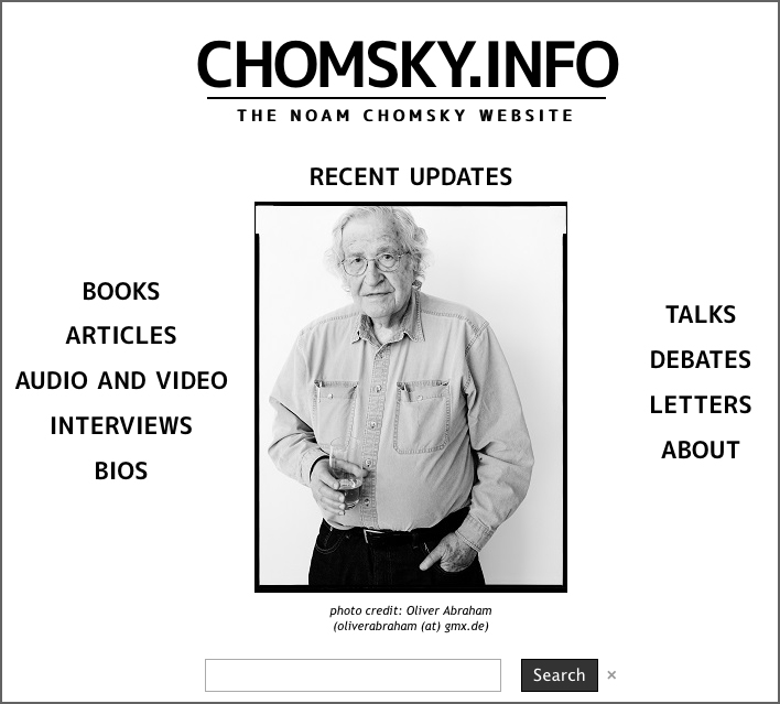 Noam Chomsky's Website | HowardZinn.org