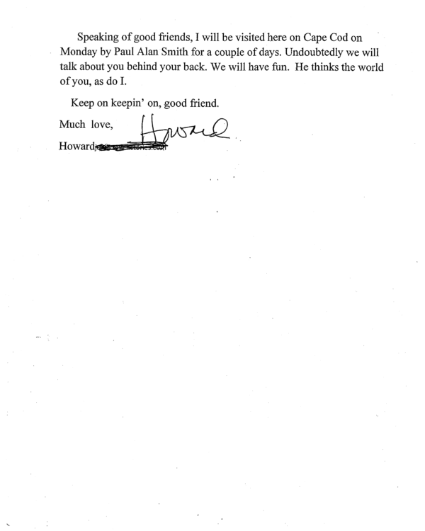Letter to Tiyo Attallah Salah-El (Sept. 2009) - P2 | HowardZinn.org