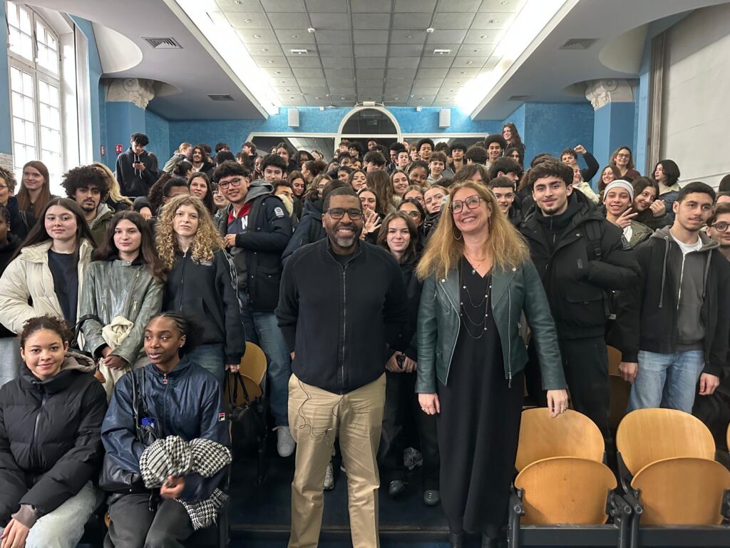 Group of people smiling