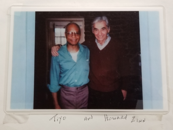 Tiyo Attallah Salah-El and Howard Zinn (undated) | HowardZinn.org Tiyo Attallah Salah-El and Howard Zinn (undated) | HowardZinn.org